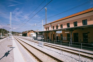 Železniška postaja Poljčane po izvedbi del